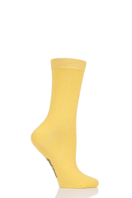Ladies 1 Pair SockShop Colour Burst Bamboo Socks with Smooth Toe Seams