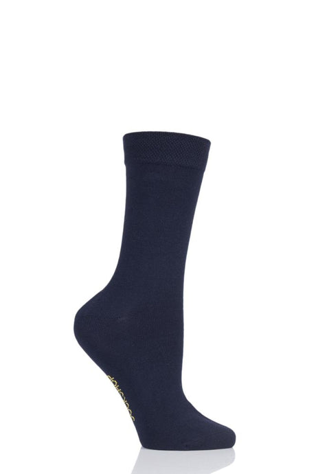 Ladies 1 Pair SockShop Colour Burst Bamboo Socks with Smooth Toe Seams