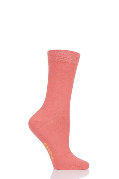 Ladies 1 Pair SockShop Colour Burst Bamboo Socks with Smooth Toe Seams