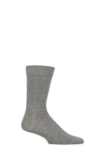 Mens 1 Pair SOCKSHOP Colour Burst Bamboo Socks with Smooth Toe Seams