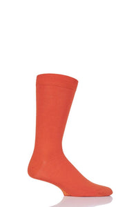 Mens 1 Pair SOCKSHOP Colour Burst Bamboo Socks with Smooth Toe Seams