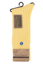 Load image into Gallery viewer, Mens 1 Pair SOCKSHOP Colour Burst Bamboo Ribbed Socks