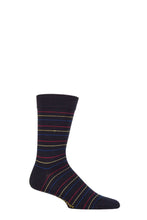 Load image into Gallery viewer, Mens 1 Pair SOCKSHOP Colour Burst Bamboo Socks with Smooth Toe Seams