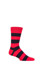 Load image into Gallery viewer, Mens 1 Pair SOCKSHOP Colour Burst Bamboo Socks with Smooth Toe Seams