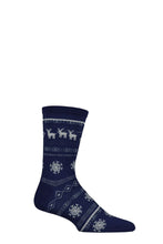 Load image into Gallery viewer, Mens and Ladies SOCKSHOP 1 Pair Lazy Panda Bamboo Christmas Socks