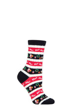 Load image into Gallery viewer, Mens and Ladies SOCKSHOP 1 Pair Lazy Panda Bamboo Christmas Socks