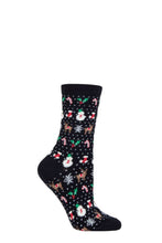 Load image into Gallery viewer, Mens and Ladies SOCKSHOP 1 Pair Lazy Panda Bamboo Christmas Socks