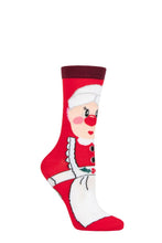 Load image into Gallery viewer, Mens and Ladies SOCKSHOP 1 Pair Lazy Panda Bamboo Christmas Socks