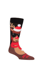 Load image into Gallery viewer, Mens and Ladies SOCKSHOP 1 Pair Lazy Panda Bamboo Christmas Socks