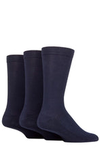 Load image into Gallery viewer, Mens 3 Pair SOCKSHOP Half Cushion Gentle Bamboo Socks