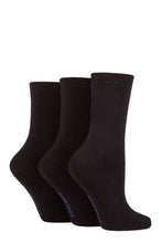Load image into Gallery viewer, Ladies 3 Pair SOCKSHOP Cushioned Bamboo Boot Socks