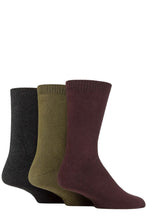 Load image into Gallery viewer, Mens 3 Pair SOCKSHOP Full Cushion Bamboo Boot Socks