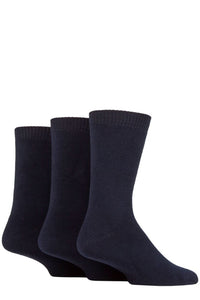 Mens 3 Pair SOCKSHOP Full Cushion Bamboo Boot Socks