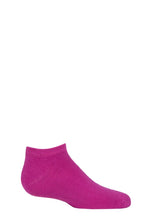 Load image into Gallery viewer, Boys and Girls 1 Pair SOCKSHOP Plain Bamboo No Show Socks with Smooth Toe Seams