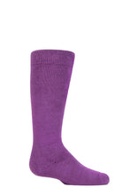 Load image into Gallery viewer, Boys and Girls 1 Pair SOCKSHOP Plain Wellyboot Full Cushion Bamboo Socks with Comfort Cuff and Smooth Toe Seams