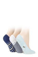 Load image into Gallery viewer, Ladies 3 Pair SOCKSHOP Plain and Patterned Bamboo Shoe Liners