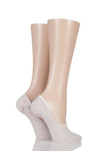 Load image into Gallery viewer, Ladies 2 Pair SockShop Seamless Bamboo Shoe Liners with Smooth Toe Seams