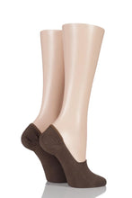 Load image into Gallery viewer, Ladies 2 Pair SockShop Seamless Bamboo Shoe Liners with Smooth Toe Seams