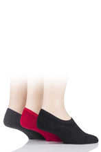 Load image into Gallery viewer, Mens 3 Pair SOCKSHOP Plain Hi Cut Bamboo Liners