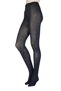 Ladies 1 Pair SOCKSHOP Plain Bamboo Tights with Smooth Toe Seams