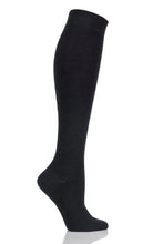 Load image into Gallery viewer, Girls and Boys 1 Pair SockShop Plain Bamboo Knee High Socks with Comfort Cuff and Smooth Toe Seams