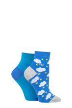 Load image into Gallery viewer, Ladies 2 Pair Elle Bamboo Anklet Socks