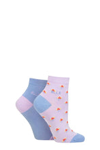 Load image into Gallery viewer, Ladies 2 Pair Elle Bamboo Anklet Socks