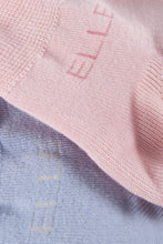 Load image into Gallery viewer, Ladies 2 Pair Elle Plain, Patterned and Striped Bamboo No Show Socks