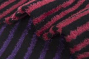 Ladies 2 Pair Elle Bamboo Feather Striped Socks
