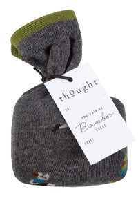 Mens 1 Pair Thought Heck Athlete Bamboo and Organic Cotton Gift Bagged Socks