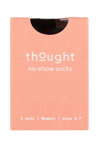 Ladies 1 Pair Thought Bamboo and Organic Cotton No Show Socks