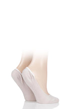 Load image into Gallery viewer, Ladies 2 Pair Elle Bamboo Seamless Shoe liners with Silicone Heel Grips