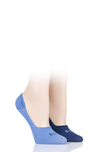 Load image into Gallery viewer, Ladies 2 Pair Elle Bamboo Seamless Shoe liners with Silicone Heel Grips