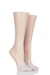 Ladies 2 Pair Elle Seamless Bamboo Toe Covers
