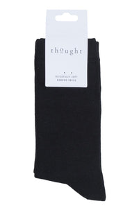 Mens 1 Pair Thought Jimmy Plain Bamboo and Organic Cotton Socks