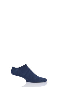 Mens 1 Pair Thought Ashley Bamboo and Organic Cotton Trainer Socks
