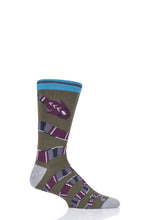 Load image into Gallery viewer, Mens 1 Pair Thought Serpent All Round Snake Bamboo and Organic Cotton Socks