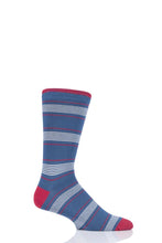 Load image into Gallery viewer, Mens 1 Pair Thought Edoardo Stripe Bamboo and Organic Cotton Socks
