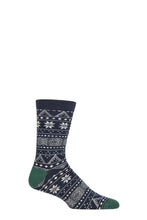 Load image into Gallery viewer, Mens 1 Pair Thought Olwin Fairisle Bamboo and Organic Cotton Socks