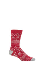 Load image into Gallery viewer, Mens 1 Pair Thought Olwin Fairisle Bamboo and Organic Cotton Socks