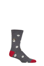 Load image into Gallery viewer, Mens 1 Pair Thought Markus Snowman Bamboo and Organic Cotton Socks