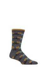 Load image into Gallery viewer, Mens 1 Pair Thought Bicycle Race Bamboo and Organic Cotton Socks