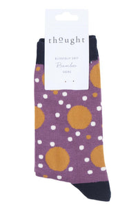 Ladies 1 Pair Thought Mamie Spot Bamboo and Organic Cotton Socks
