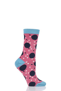Ladies 1 Pair Thought Mamie Spot Bamboo and Organic Cotton Socks