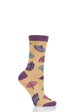 Load image into Gallery viewer, Ladies 1 Pair Thought Mildred Fan Bamboo and Organic Cotton Socks