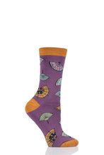Load image into Gallery viewer, Ladies 1 Pair Thought Mildred Fan Bamboo and Organic Cotton Socks