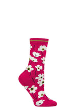 Load image into Gallery viewer, Ladies 1 Pair Thought Peggie Floral Bamboo and Organic Cotton Socks