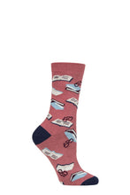 Load image into Gallery viewer, Ladies 1 Pair Thought Marley Bookworm Bamboo and Organic Cotton Socks