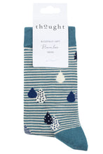 Load image into Gallery viewer, Ladies 1 Pair Thought Juliette Raindrop Bamboo and Organic Cotton Socks