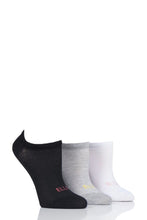 Load image into Gallery viewer, Ladies 3 Pair Elle Sport Mesh Bamboo No Show Socks